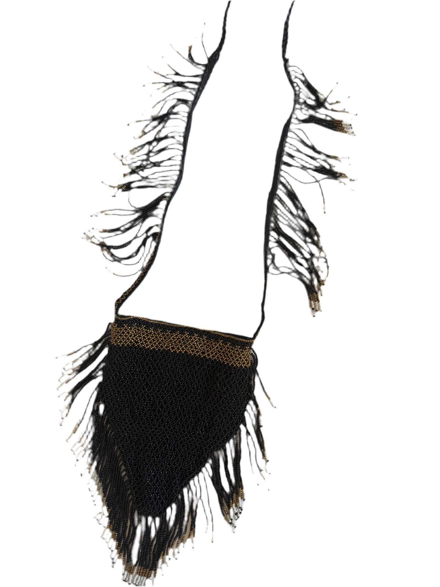 Caye Beaded Bag - Black