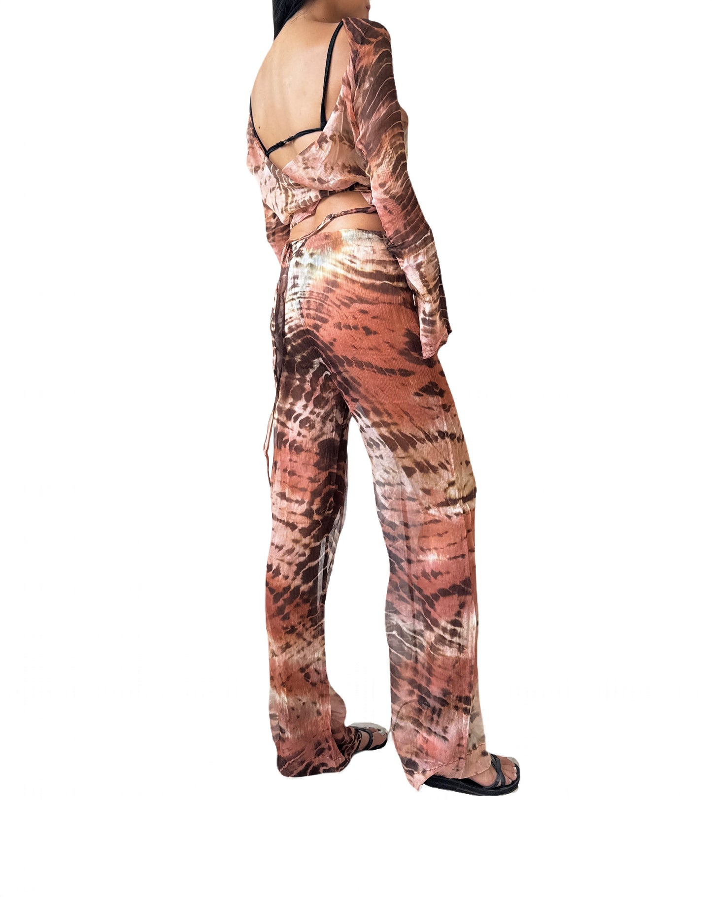 Clo Pants Set in Rose Rust