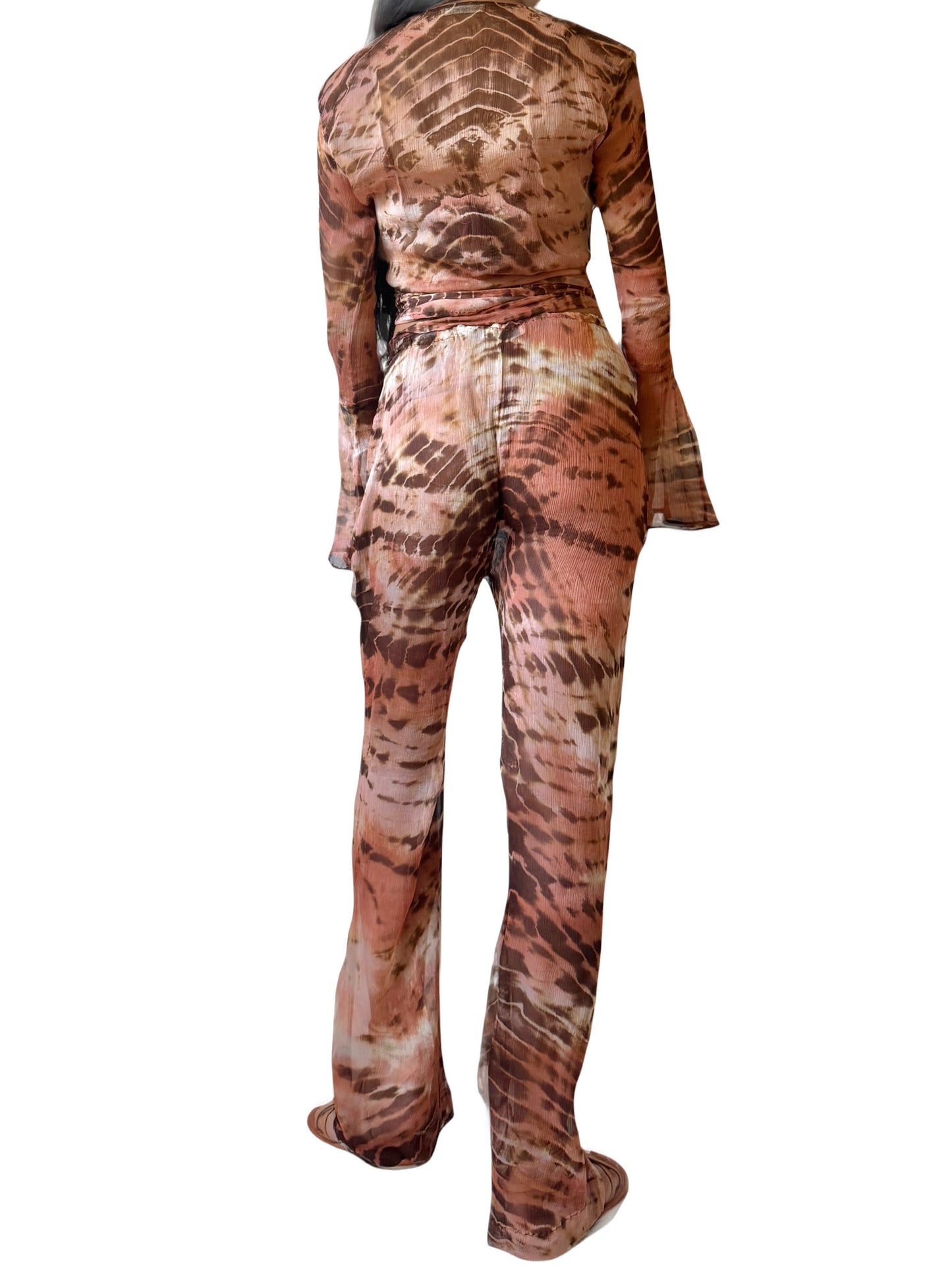 Clo Pants Set in Rose Rust