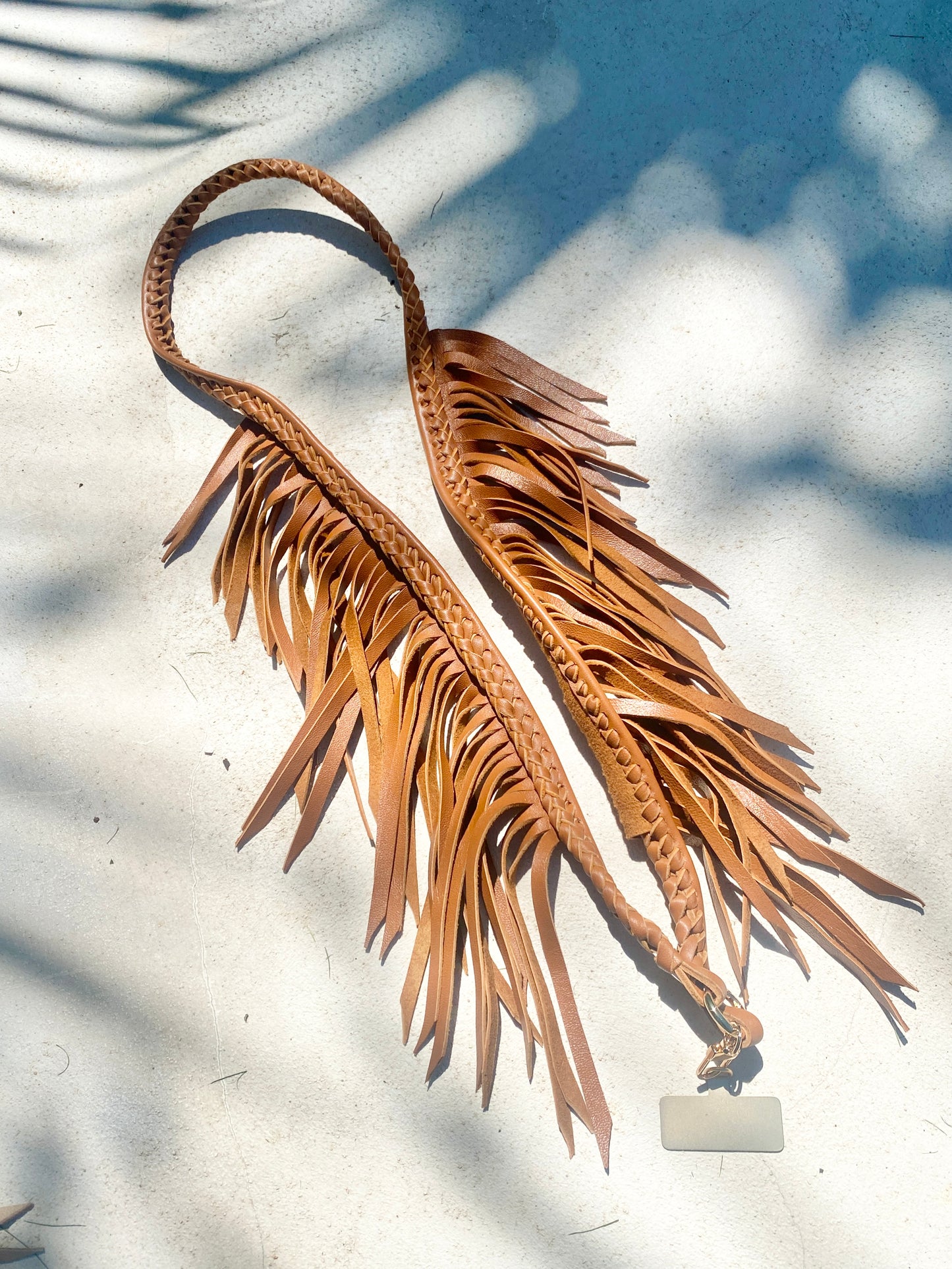 Fringe Leather Phone Strap - many colors