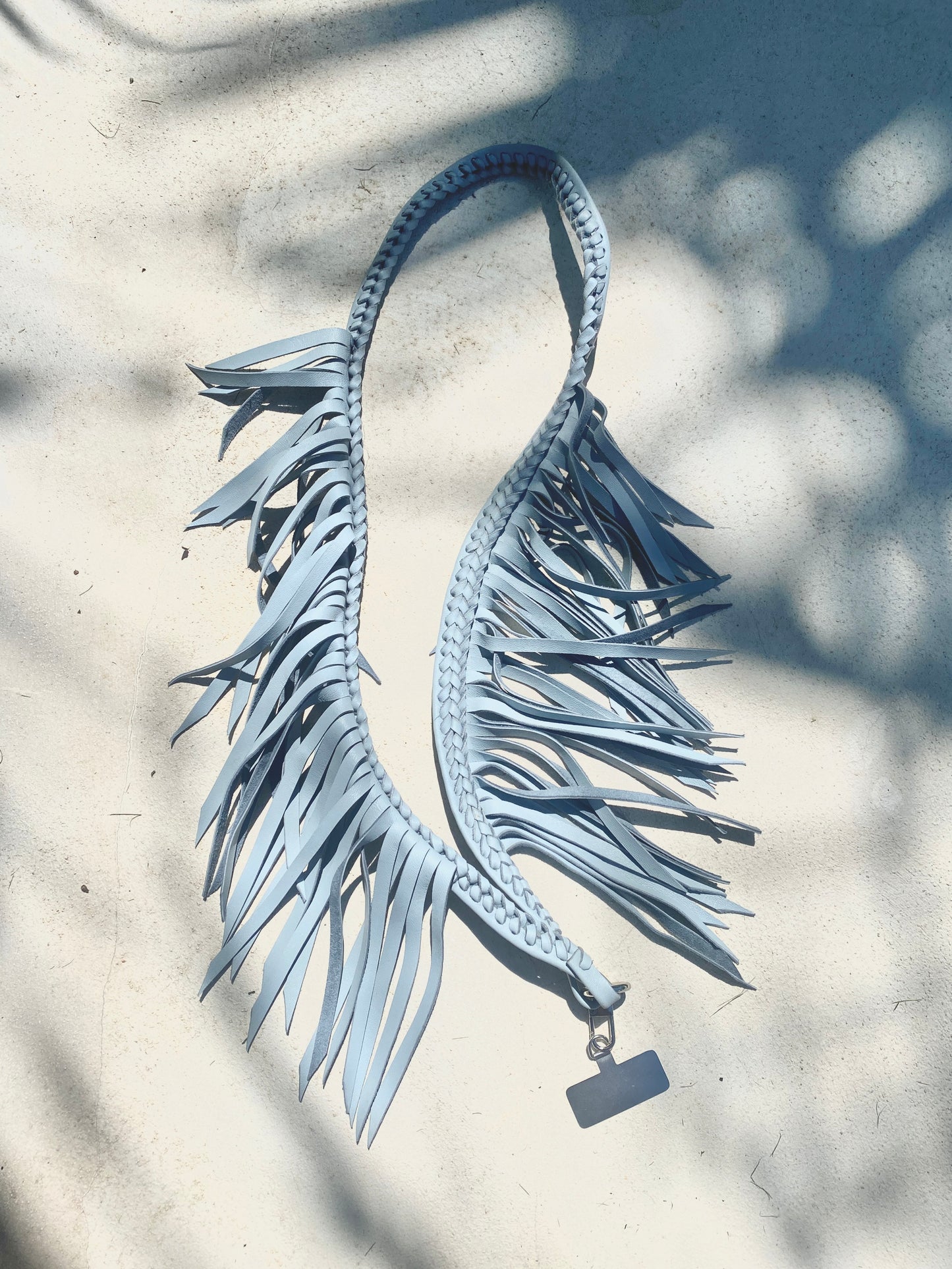 Fringe Leather Phone Strap - many colors