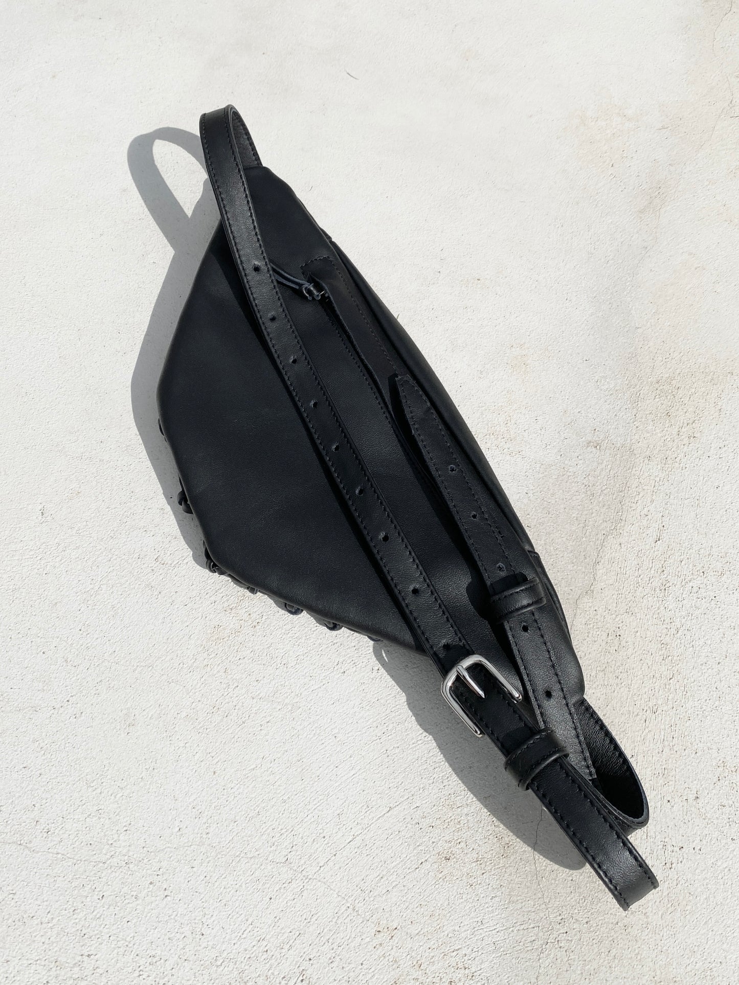 Net Sling Bag in Black