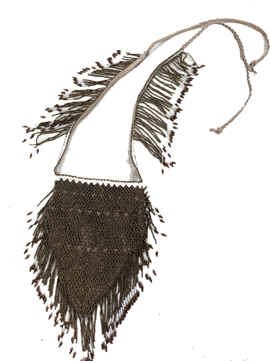 Caye Beaded Bag - Gold