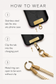 Fringe Leather Phone Adornment
