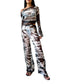 Clo Pants Set in Black/White