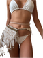 Caye Beaded Bag - Pearl White