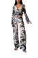 Clo Pants Set in Black/White