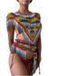 Aya Beaded Top in Rainbow