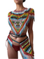 Aya Beaded Top in Rainbow