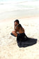 Black Beaded Cape Body Piece
