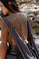 Silver Beaded Cape Body Piece