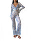 Clo Pants Set in Sky Blue