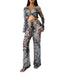 Clo Pants Set in Ocean Blue