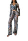 Clo Pants Set in Ocean Blue