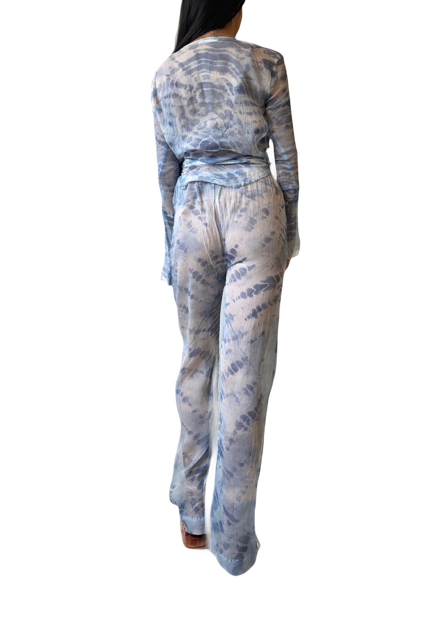 Clo Pants Set in Sky Blue