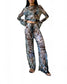 Clo Pants Set in Ocean Blue