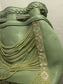 Imperfect Sample - Sage Green Mini Beaded Bucket Bag