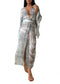 Long Kimono in Storm Grey