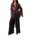Long Kimono in Maroon Red