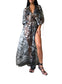 Celeste Kaftan in Black/White