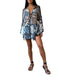Hera Chiffon Set in Ocean Blue