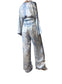 Mar Silk Pants Set in Sky Blue