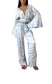 Mar Silk Pants Set in Sky Blue