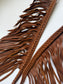 FRINGE LEATHER PHONE ADORNMENT