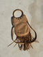 IMPERFECT SAMPLE Long Fringe Woven Purse in Sand