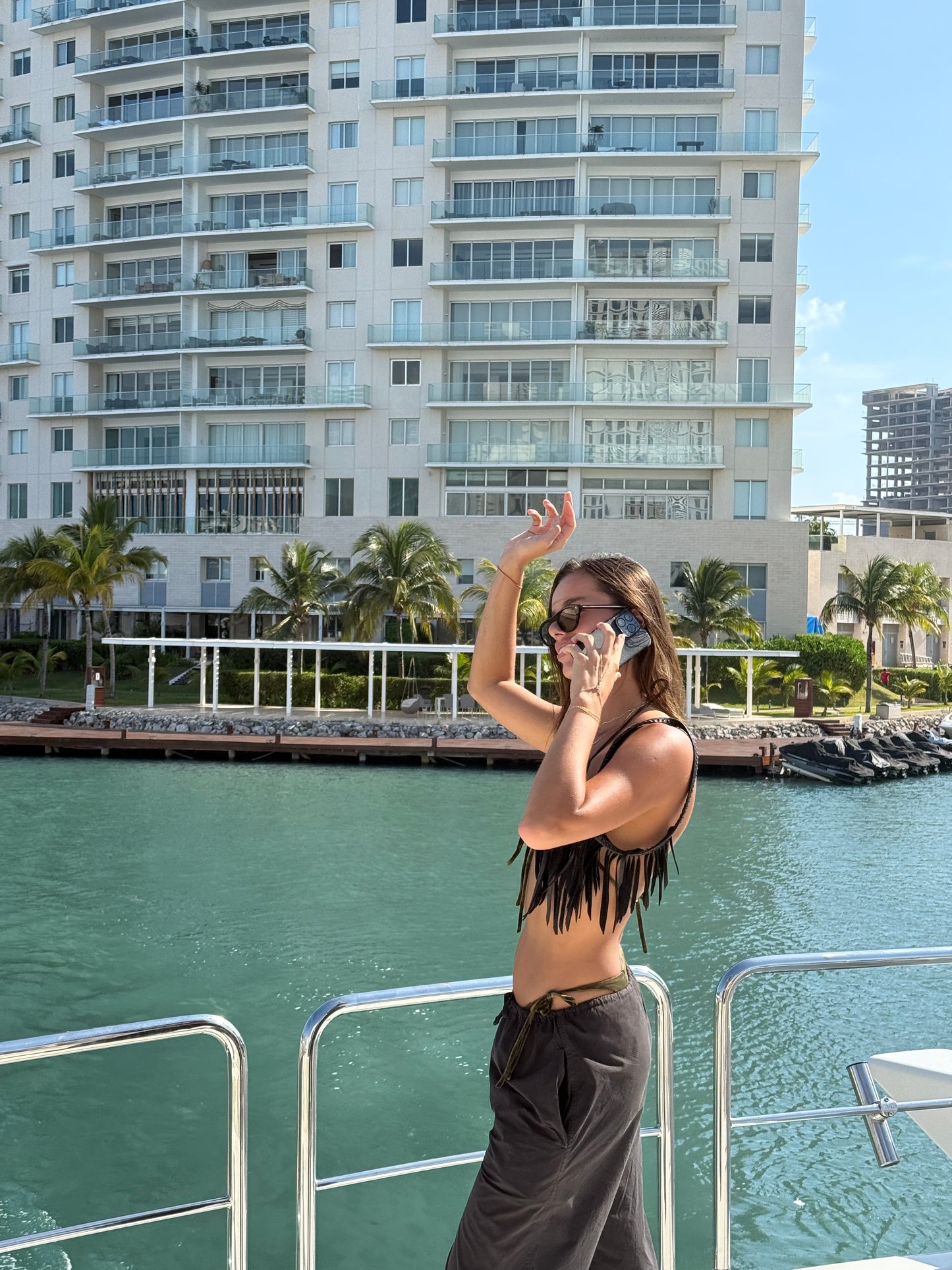 Fringe Leather Phone Strap - many colors