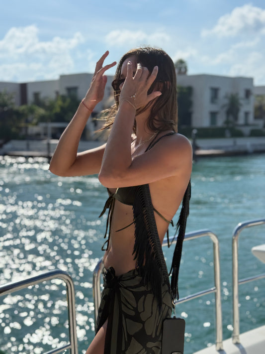 Fringe Leather Phone Strap Necklace